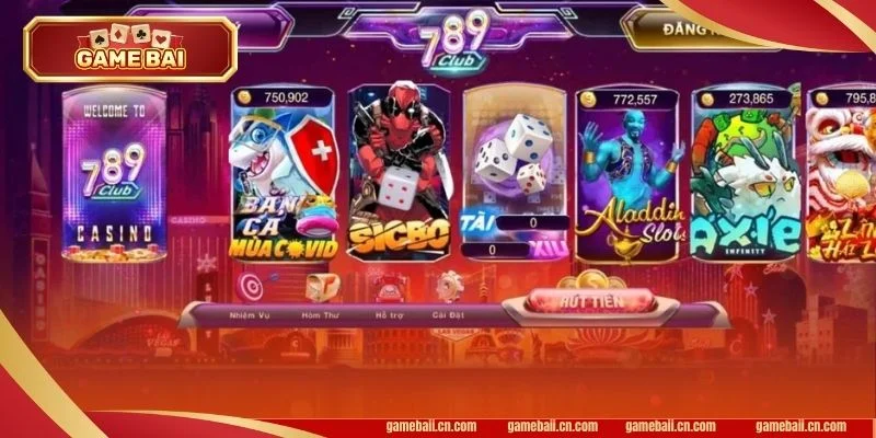 Kho game 789club được yêu thích bởi đông đảo hội viên. 